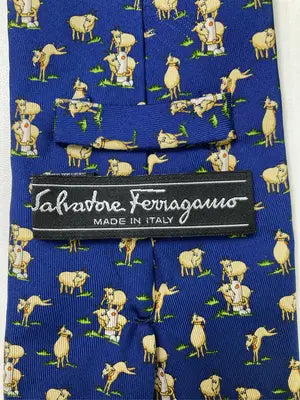 Salvatore Ferragamo/サルヴァトーレフェラガモ/ネクタイ/ファッション雑貨/ブルー