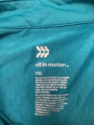 all in motion/ポロシャツ/トップス/スカイブルー/XXL