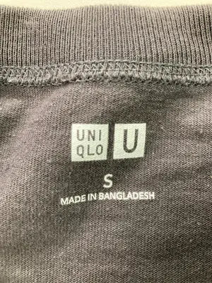 UNIQLO U/ユニクロユー/Tシャツ/カットソー/トップス/ブラック/S