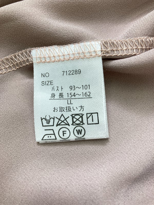 francaise/シャツ/ブラウス/トップス/ベージュ/LL