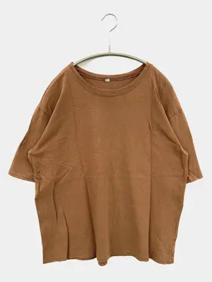 Tシャツ/カットソー/トップス/ブラウン/FREE