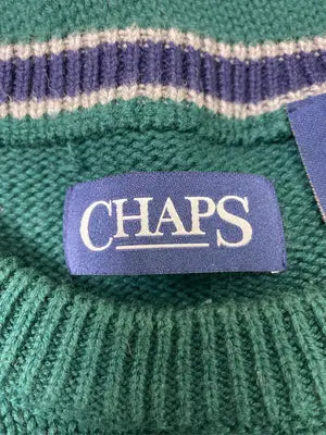 CHAPS/チャップス/ニット/セーター/トップス/グリーン/L/G