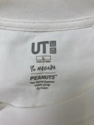 UNIQLO/ユニクロ/Tシャツ/カットソー/トップス/ホワイト/L