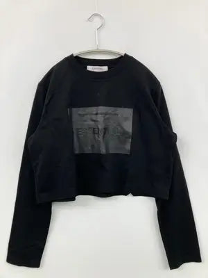 ESSENTIAL/エッセンシャル/Tシャツ/カットソー/トップス/ブラック/F
