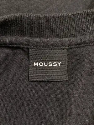 MOUSSY/マウジー/Tシャツ/カットソー/トップス/ブラック/FREE
