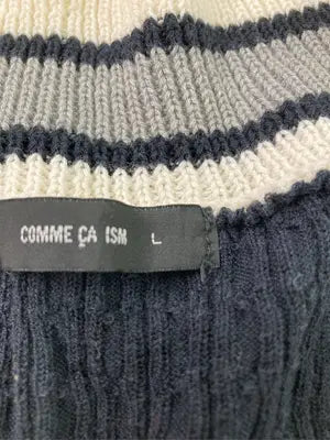 COMME CA ISM/コムサイズム/ベスト/トップス/ネイビー/L