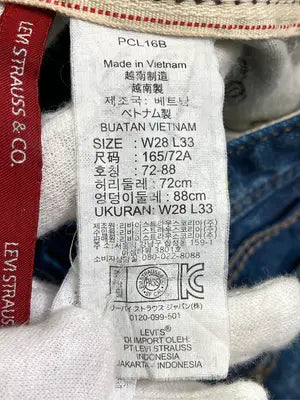 LEVI'S PREMIUM/リーバイスプレミアム/デニムパンツ/パンツ/ネイビー/W28 L33