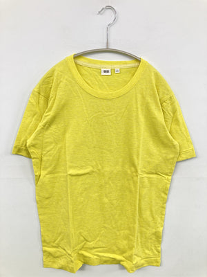 UNIQLO/ユニクロ/Tシャツ/カットソー/トップス/イエロー/S
