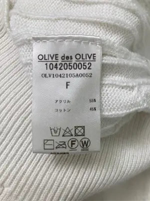 OLIVE des OLIVE/オリーブデオリーブ/ニット/セーター/トップス/アイボリー/F