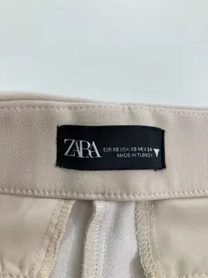 ZARA/ザラ/ショート/ミニスカート/スカート/ベージュ/XS
