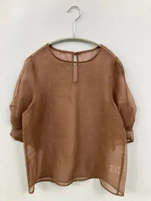 Amiur/エミレ/Tシャツ/カットソー/トップス/ブラウン/F