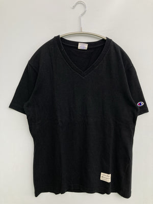 Champion/チャンピオン/Tシャツ/カットソー/トップス/ブラック/S