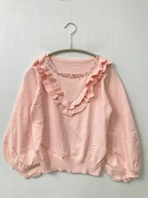 tocco closet/ニット/セーター/トップス/ピンク/M