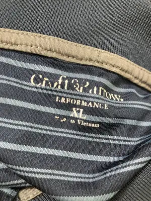 croft&barrow/クラフトアンドバロー/ポロシャツ/トップス/ネイビー/XL