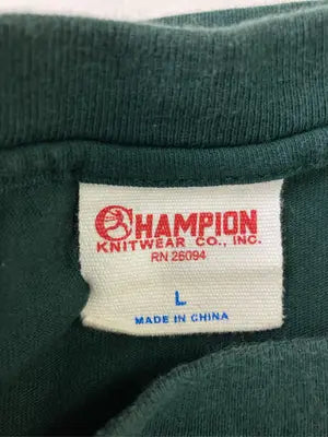 CHAMPION/チャンピオン/Tシャツ/カットソー/トップス/グリーン/L