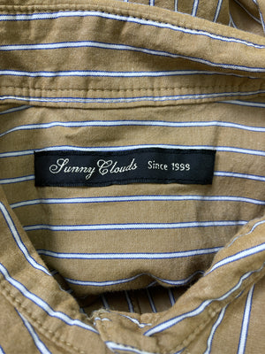 Sunny clouds/サニークラウズ/シャツワンピース/ワンピース/ドレス/ブラウン/3L