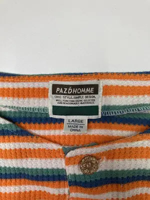 PAZDHOMME/Tシャツ/カットソー/トップス/オレンジ/LARGE