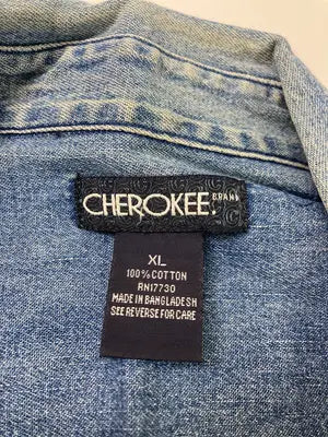 CHEROKEE/チェロキー/シャツ/ブラウス/トップス/ブルー/XL