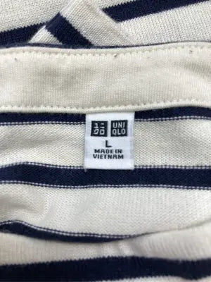 UNIQLO/ユニクロ/Tシャツ/カットソー/トップス/アイボリー/L