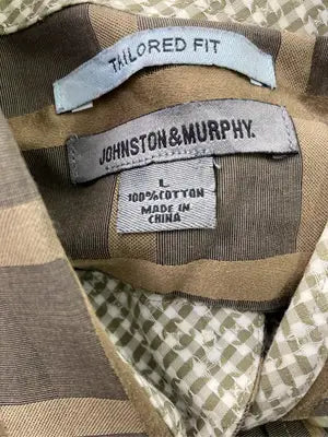 johnston&MURPHY/シャツ/ブラウス/トップス/ベージュ/L