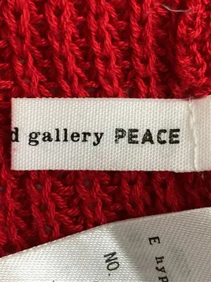 E hyphen world gallery peace/イーハイフンワールドギャラリーピース/カーディガン/ボレロ/トップス/レッド/F