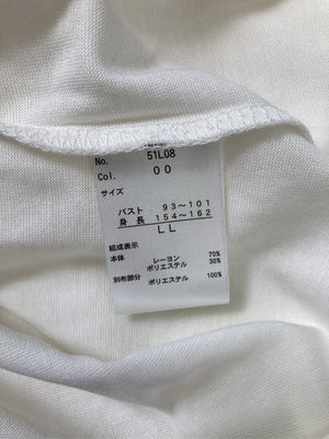 theoria/セオリア/Tシャツ/カットソー/トップス/ホワイト/LL