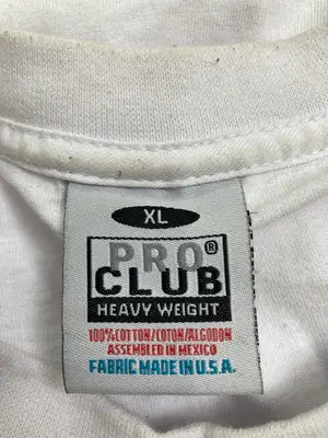 PRO CLUB/Tシャツ/カットソー/トップス/ホワイト/XL