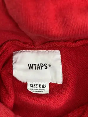 WTAPS/パーカー/トップス/レッド/X 02