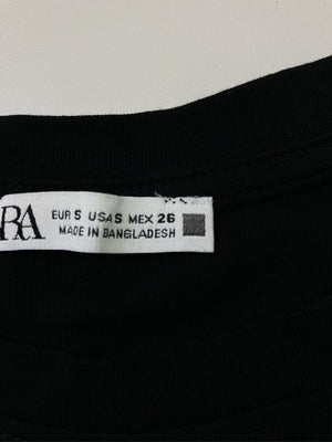 ZARA/ザラ/Tシャツ/カットソー/トップス/ブラック/S
