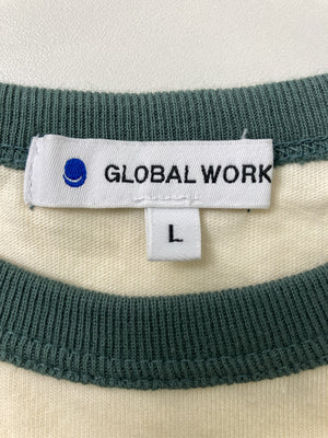 GLOBAL WORK/グローバルワーク/Tシャツ/カットソー/トップス/アイボリー/L
