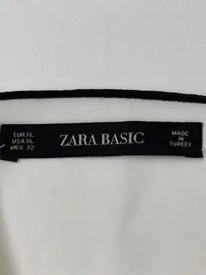 ZARA BASIC/ザラベーシック/シャツ/ブラウス/トップス/ホワイト/USA XL