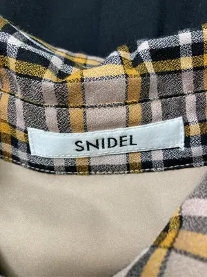 SNIDEL/スナイデル/シャツワンピース/ワンピース/ドレス/ブラウン/0