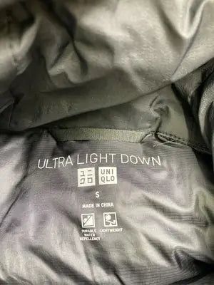UNIQLO/ユニクロ/ダウンジャケット/コート/ジャケット/アウター/ブラック/S