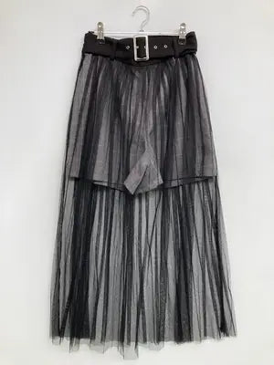 ロングスカート/スカート/ブラック