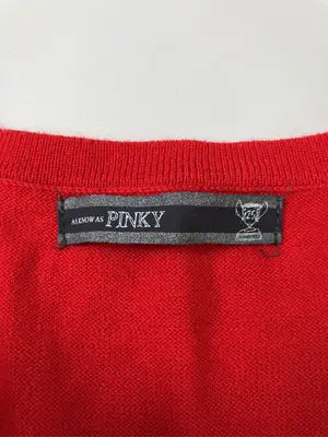 AS KNOW AS PINKY/アズノゥアズピンキー/カーディガン/ボレロ/トップス/レッド/*