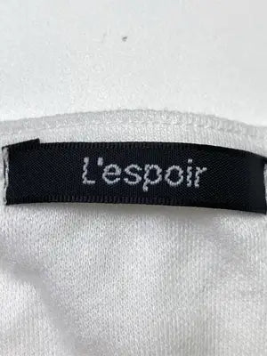 L'espoir/レスポワール/Tシャツ/カットソー/トップス/ホワイト/M