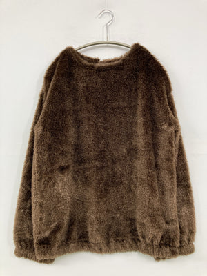 その他トップス/トップス/ブラウン/LL