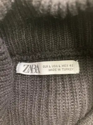 ZARA/ザラ/ニット/セーター/トップス/ブラック/USA L