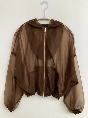 ZARA/ザラ/パーカー/トップス/ブラウン/M