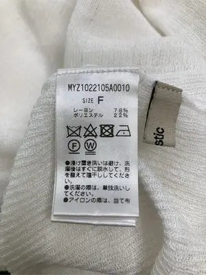mystic/ミスティック/Tシャツ/カットソー/トップス/ホワイト/F