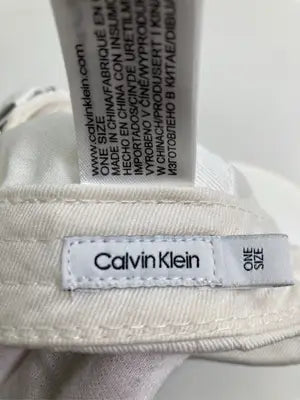 Calvin Klein/カルバンクライン/キャップ/帽子/ホワイト/ONE SIZE