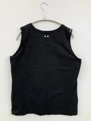 ANYA HINDMARCH/タンクトップ/トップス/ブラック/XL