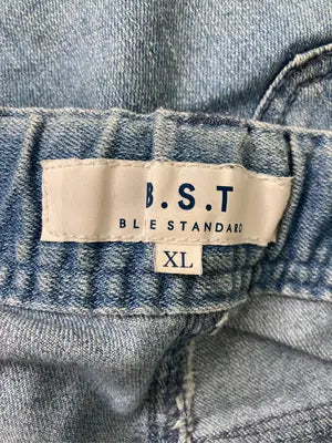 blue standard/デニムパンツ/パンツ/ブルー/XL