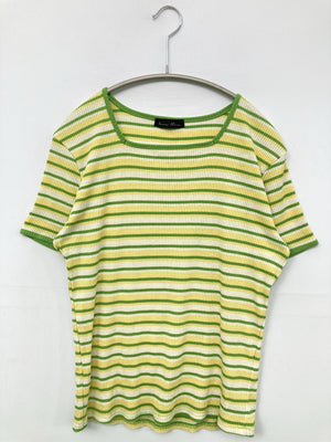 Anna Aliu/ニット/セーター/トップス/イエロー/M