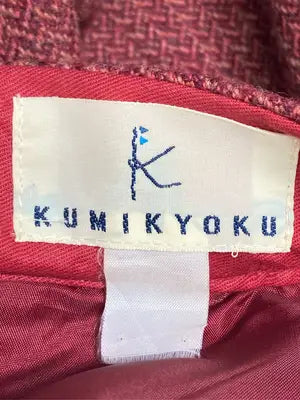 KUMIKYOKU/クミキョク/セットアップ/ジャケット/アウター/レッド/2