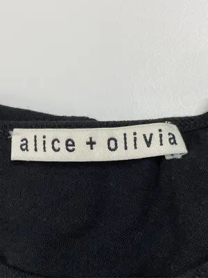 alice+olivia/Tシャツ/カットソー/トップス/ブラック