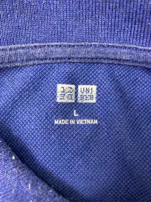 UNIQLO/ユニクロ/ポロシャツ/トップス/ブルー/L
