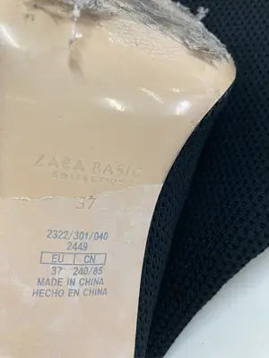 ZARA BASIC/ザラベーシック/ブーツ/シューズ/ブラック/37