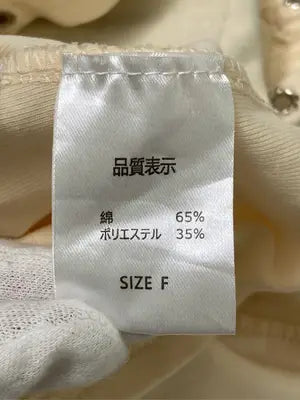 Tシャツ/カットソー/トップス/アイボリー/F