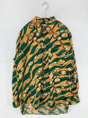 CALL BACHULER/シャツ/ブラウス/トップス/イエロー/胸囲84-92